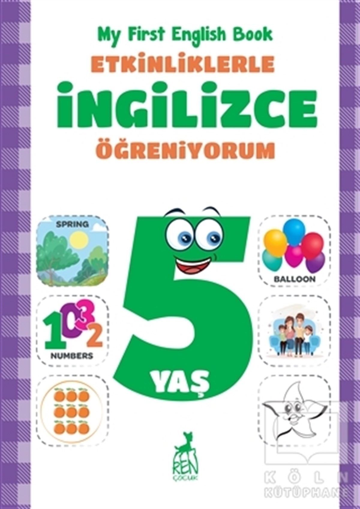 Merve AlmalıEtkinlik KitaplarıEtkinliklerle İngilizce Öğreniyorum 5 Yaş